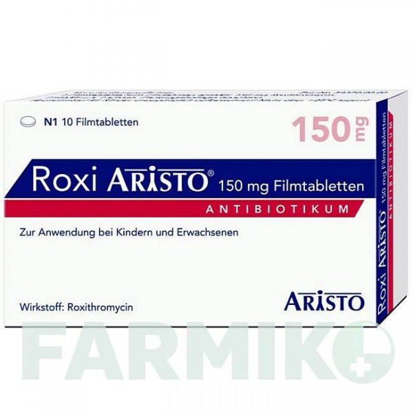 РОКСІ (ROXI) 150 мг таблетки 10 шт - Рокситроміцин ARISTO PHARMA