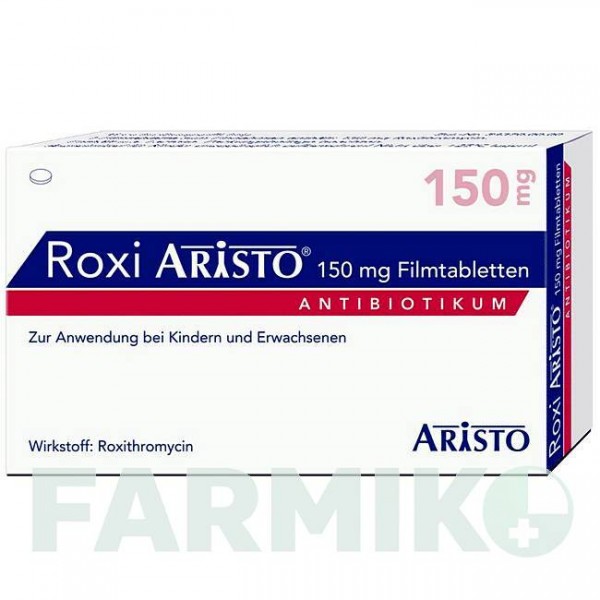 РОКСІ (ROXI) 150 мг таблетки 20 шт - Рокситроміцин ARISTO PHARMA