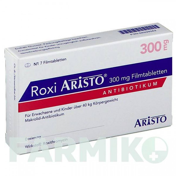 РОКСІ (ROXI) 300 мг таблетки 7 шт - Рокситроміцин ARISTO PHARMA