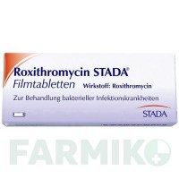 РОКСИТРОМІЦИН (ROXITHROMYCIN) 150 мг таблетки 10 шт - Рокситроміцин STADAPHARM