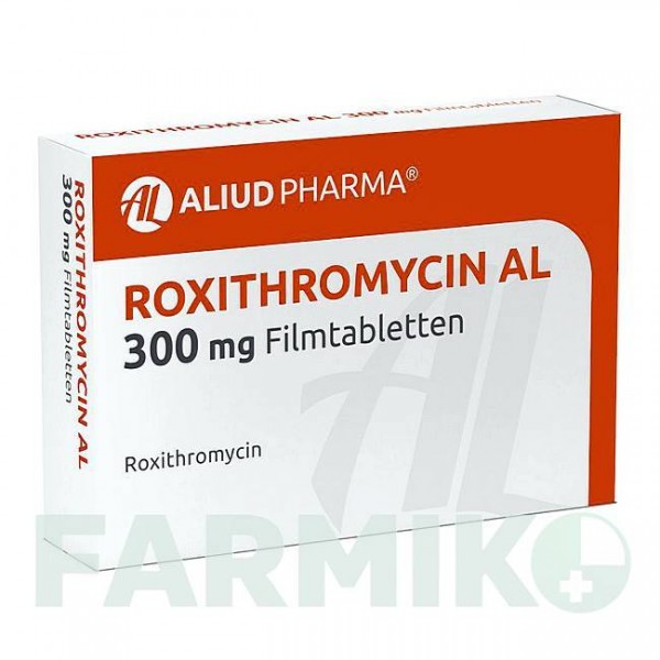 РОКСИТРОМИЦИН (ROXITHROMYCIN) 300 мг таблетки 5 шт - Рокситромицин ALIUD PHARMA