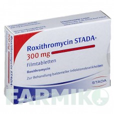 РОКСИТРОМИЦИН (ROXITHROMYCIN) 300 мг таблетки 14 шт - Рокситромицин STADAPHARM