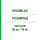 РОЗАМЛАД (ROZAMLAD) 20 мг/10 мг капсули 30 шт - Розувастатин, Амлодипін ADAMED