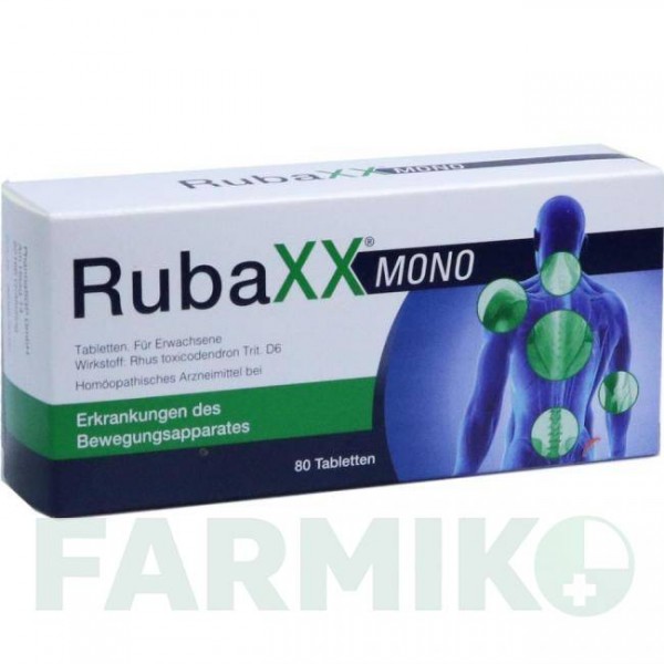 РУБАКС (RUBAXX) таблетки 80 шт - Гомеопатия PHARMASGP