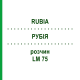 РУБІЯ (RUBIA) LM 75 розчин 10 мл - Гомеопатія ARCANA DR.SEWERIN
