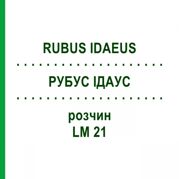 РУБУС ІДАУС (RUBUS IDAEUS) LM 21 розчин 10 мл - Гомеопатія ARCANA DR.SEWERIN