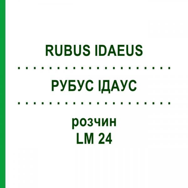 РУБУС ІДАУС (RUBUS IDAEUS) LM 24 розчин 10 мл - Гомеопатія ARCANA DR.SEWERIN
