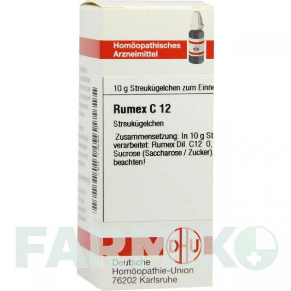 РУМЕКС (RUMEX) C 12 глобули 10 г - Гомеопатия DHU