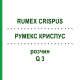 РУМЕКС КРИСПУС (RUMEX CRISPUS) Q 3 розчин 15 мл - Гомеопатія GUDJONS