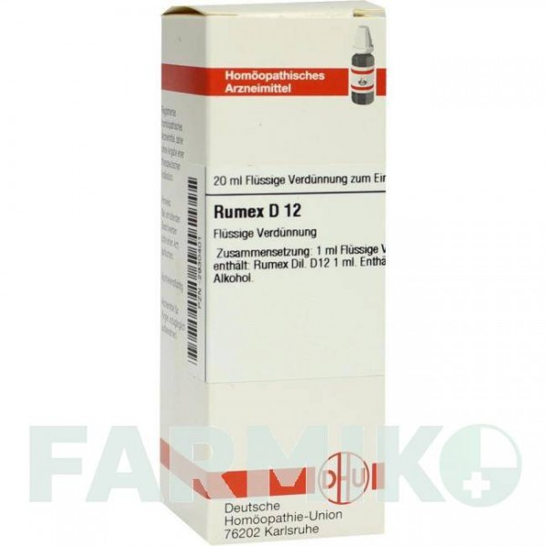 РУМЕКС (RUMEX) D 12 розчин 20 мл - Гомеопатія DHU
