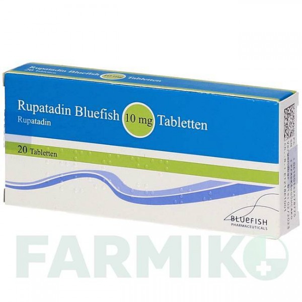 РУПАТАДИН (RUPATADIN) 10 мг таблетки 20 шт - Рупатадин BLUEFISH