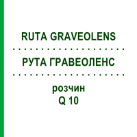 РУТА ГРАВЕОЛЕНС (RUTA GRAVEOLENS) Q 10 розчин 15 мл - Гомеопатія GUDJONS
