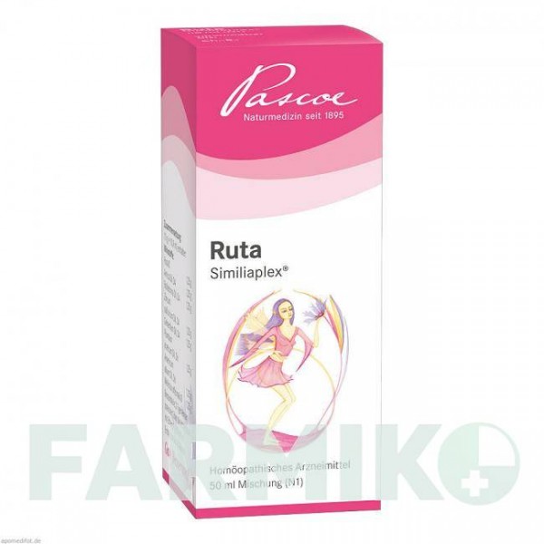 РУТА СИМИЛИАПЛЕКС (RUTA SIMILIAPLEX) капли 50 мл - Гомеопатия PASCOE