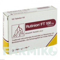 РУТИНИОН (RUTINION) 100 мг таблетки 100 шт - Рутозиды BIOMO PHARMA