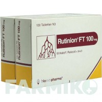 РУТИНИОН (RUTINION) 100 мг таблетки 200 шт - Рутозиды BIOMO PHARMA
