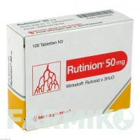 РУТИНИОН (RUTINION) таблетки 100 шт - Рутозиды BIOMO PHARMA