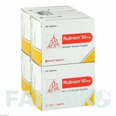 РУТИНІОН (RUTINION) таблетки 4x250 шт - Рутозиди BIOMO PHARMA