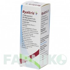 РІАЛТРІС (RYALTRIS) 25 мкг/600 мкг/доза 240 доз спрей 29 г - Активні речовини BERLIN-CHEMIE
