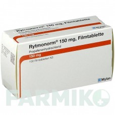 РИТМОНОРМ (RYTMONORM) 150 мг таблетки 100 шт - Пропафенон VIATRIS