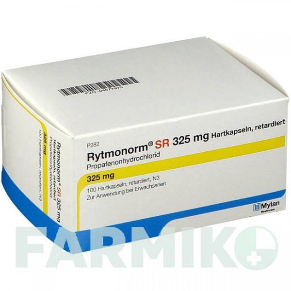 РИТМОНОРМ (RYTMONORM) 325 мг капсулы 100 шт - Пропафенон VIATRIS