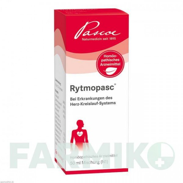 РИТМОПАСК (RYTMOPASC) капли 50 мл - Гомеопатия PASCOE
