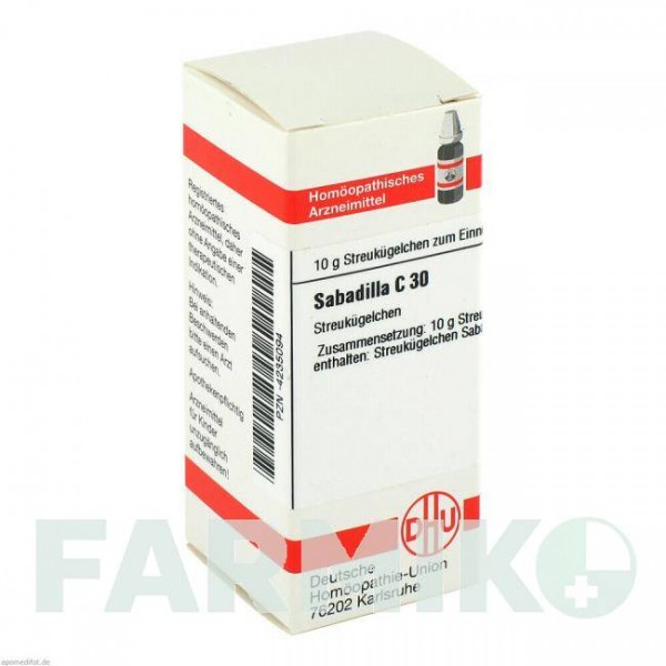 САБАДІЛЛА (SABADILLA) C 30 глобули 10 г - Гомеопатія DHU