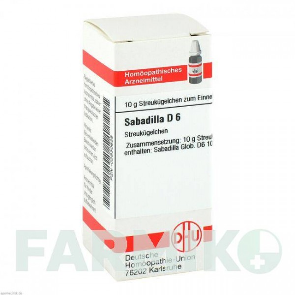 САБАДИЛЛА (SABADILLA) D 6 глобули 10 г - Гомеопатия DHU