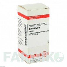 САБАДИЛЛА (SABADILLA) D 6 таблетки 80 шт - Гомеопатия DHU