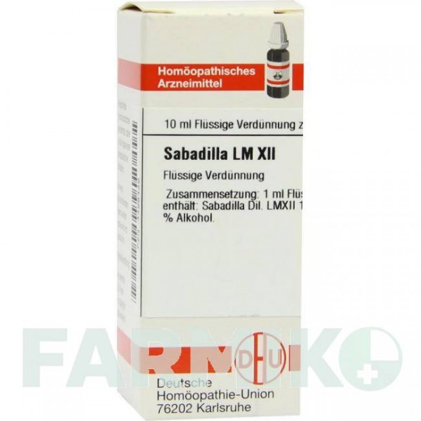 САБАДІЛЛА (SABADILLA) LM XII розчин 10 мл - Гомеопатія DHU
