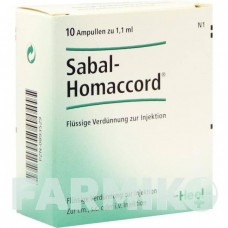 САБАЛЬ ГОМАККОРД (SABAL HOMACCORD) ампули 10 шт - Гомеопатія BIOLOGISCHE HEILMITTEL HEEL