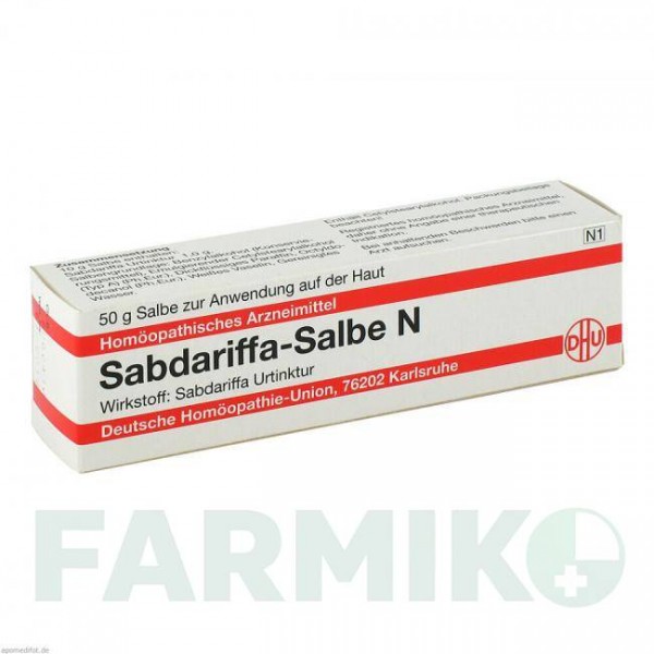 САБДАРИФФА (SABDARIFFA) мазь 50 г - Гомеопатия DHU