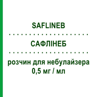 САФЛИНЕБ (SAFLINEB) 0,5 мг/мл раствор для небулайзера 30 шт 1 мл - Флунизолид GENETIC