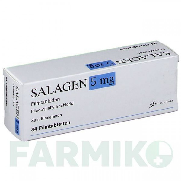 САЛАДЖЕН (SALAGEN) 5 мг таблетки 84 шт - Пілокарпін ALLOMEDIC