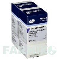 САЛАЗОПИРИН (SALAZOPYRINA) 500 мг таблетки 300 шт - Сульфасалазин EMRA-MED