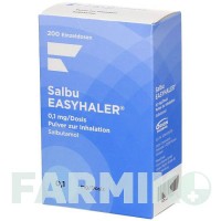 САЛЬБУ ИЗИХЭЛЕР (SALBU EASYHALER) 0,1 мг/доза 200 доз порошок 1 шт - Сальбутамол ORION