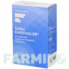 САЛЬБУ ИЗИХЭЛЕР (SALBU EASYHALER) 0,1 мг/доза 200 доз порошок 1 шт - Сальбутамол ORION
