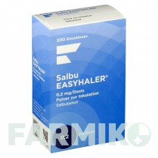 САЛЬБУ ИЗИХЭЛЕР (SALBU EASYHALER) 0,2 мг/доза 200 доз порошок 1 шт - Сальбутамол ORION