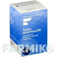 САЛЬБУ ІЗІХЕЛЕР (SALBU EASYHALER) 0,2 мг/доза 200 доз порошок 1 шт - Сальбутамол ORION