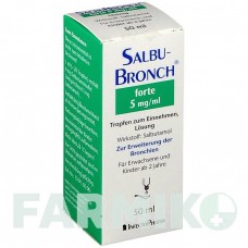 САЛЬБУБРОНХ (SALBUBRONCH) 5 мг/мл краплі 50 мл - Сальбутамол INFECTOPHARM