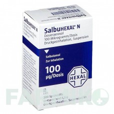 САЛЬБУГЕКСАЛ (SALBUHEXAL) 200 доз аерозоль 1 шт - Сальбутамол HEXAL