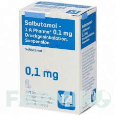 САЛЬБУТАМОЛ (SALBUTAMOL) 0,1 мг 200 доз аэрозоль 1 шт - Сальбутамол 1 A PHARMA