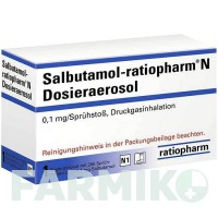 САЛЬБУТАМОЛ (SALBUTAMOL) 200 доз аерозоль 1 шт - Сальбутамол RATIOPHARM