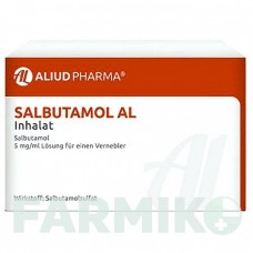 САЛЬБУТАМОЛ (SALBUTAMOL) раствор 3x10 мл - Сальбутамол ALIUD PHARMA