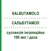САЛЬБУТАМОЛ (SALBUTAMOLO) 100 мкг/доза суспензия ингаляционная 200 доз - Сальбутамол SANDOZ