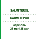 САЛМЕТЕРОЛ (SALMETEROL) 25 мкг/125 мкг аэрозоль 3 шт - Сальметерол, Флутиказон DEVATIS