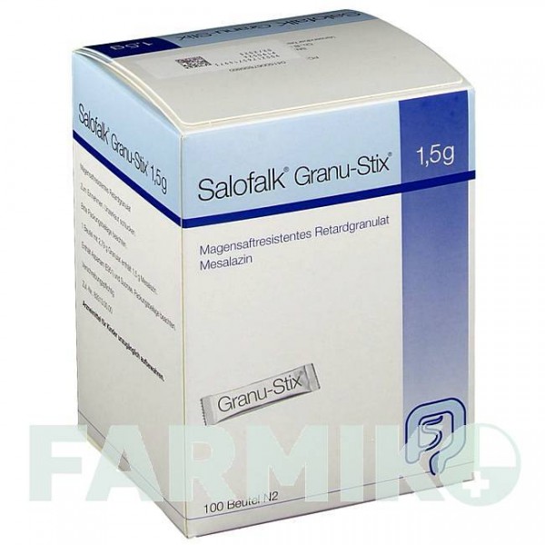САЛОФАЛЬК (SALOFALK) 1,5 г гранулы 100 шт - Месалазин DR.FALK PHARMA