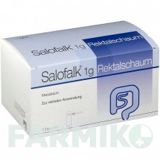 САЛОФАЛЬК (SALOFALK) 1 г 1 х 14 доз піна 80 г - Месалазин ABACUS MEDICINE