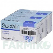 САЛОФАЛЬК (SALOFALK) 1 г супозиторії 90 шт - Месалазин ACA MULLER-ADAG PHARMA