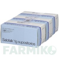 САЛОФАЛЬК (SALOFALK) 1 г супозиторії 90 шт - Месалазин AXICORP PHARMA