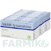 САЛОФАЛЬК (SALOFALK) 1 г суппозитории 30 шт - Месалазин CC PHARMA